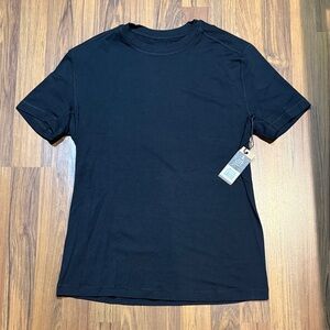 NOBULL Merino Wool Classic Black Short Sleeve Tee